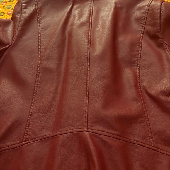 Faux leather moto jacket - Picture 4 of 5